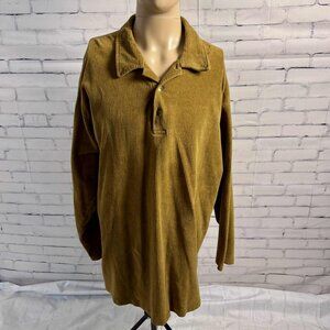 Vintage FieldMaster Men's Corduroy Long Sleeve Polo – 2XL